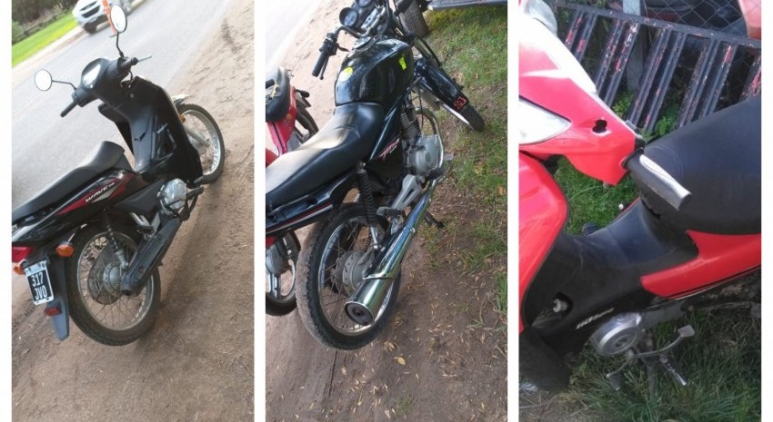Motos secuestradas