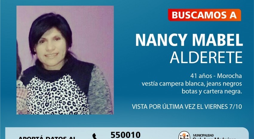 nancy Mabel ALderete buscada madariaga