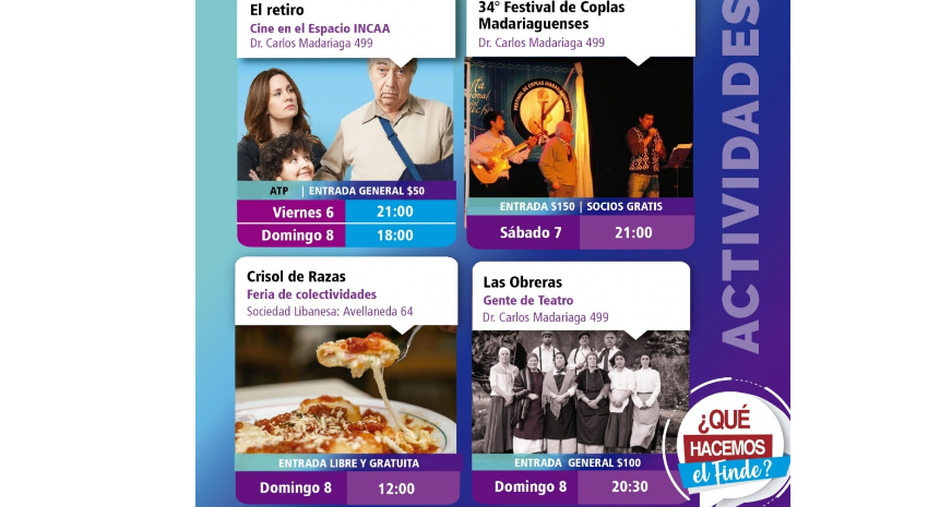 que hacemos el finde
