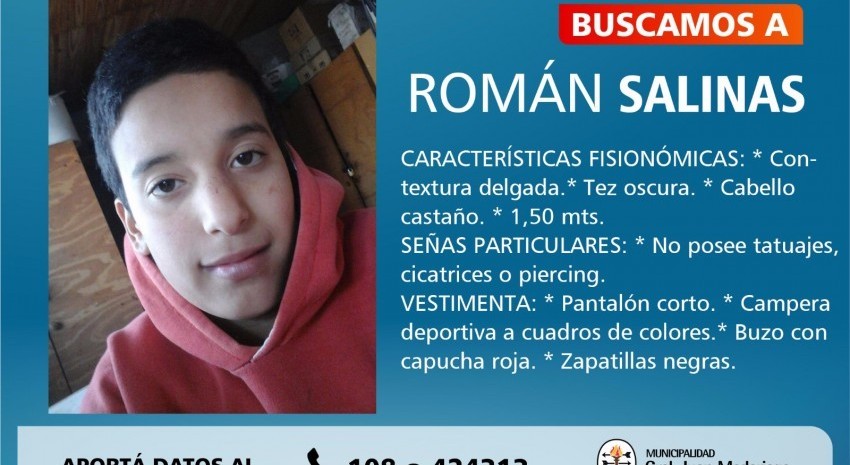 Roman Salinas nene desaparecido