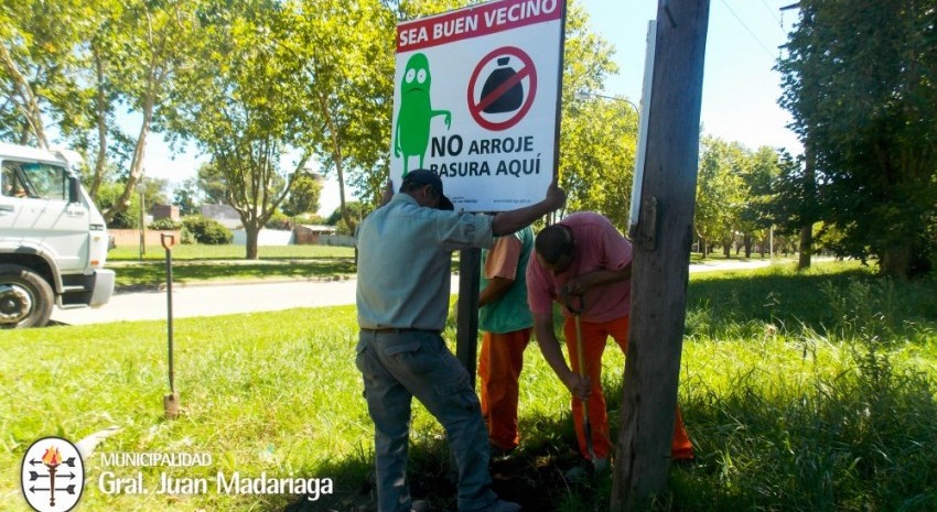 Sea buen vecino, no arroje basura aqu