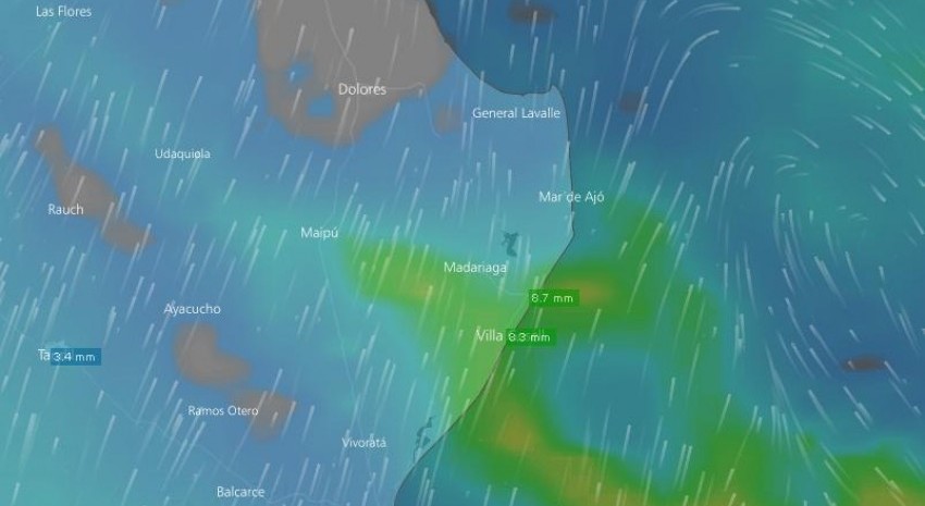 tormenta y alerta