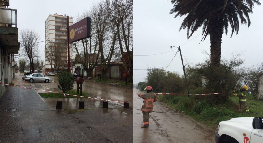 tormenta bomberos