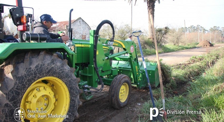 tractor en calles