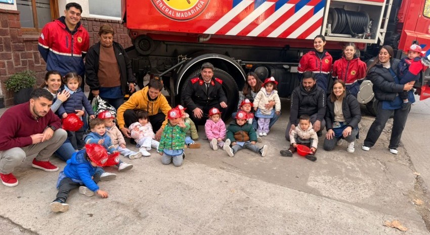 visita a bomberos