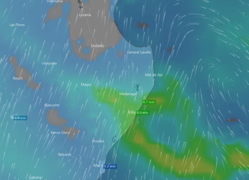 tormenta y alerta