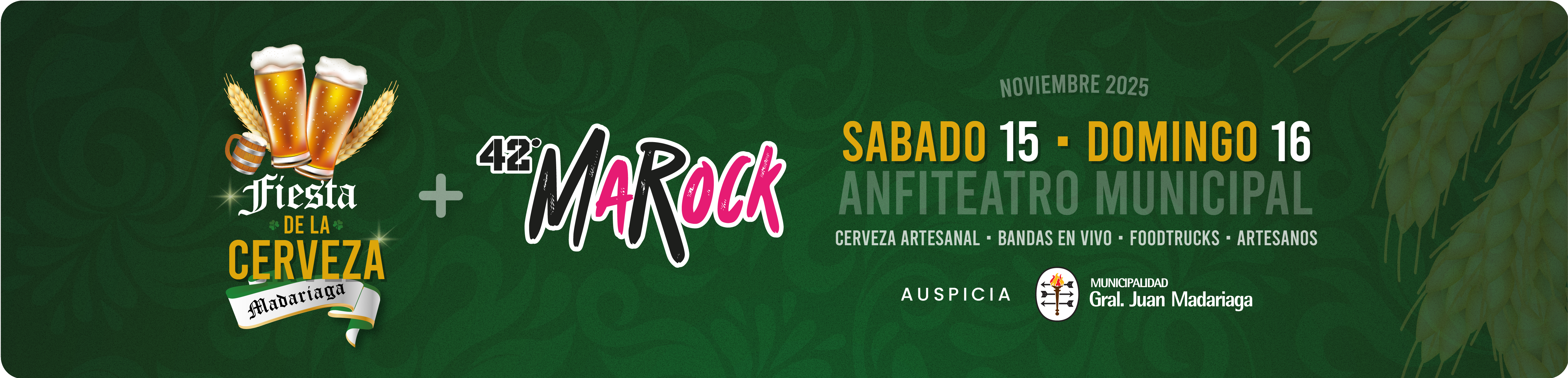 Fiesta de la Cerveza y Marock 2025