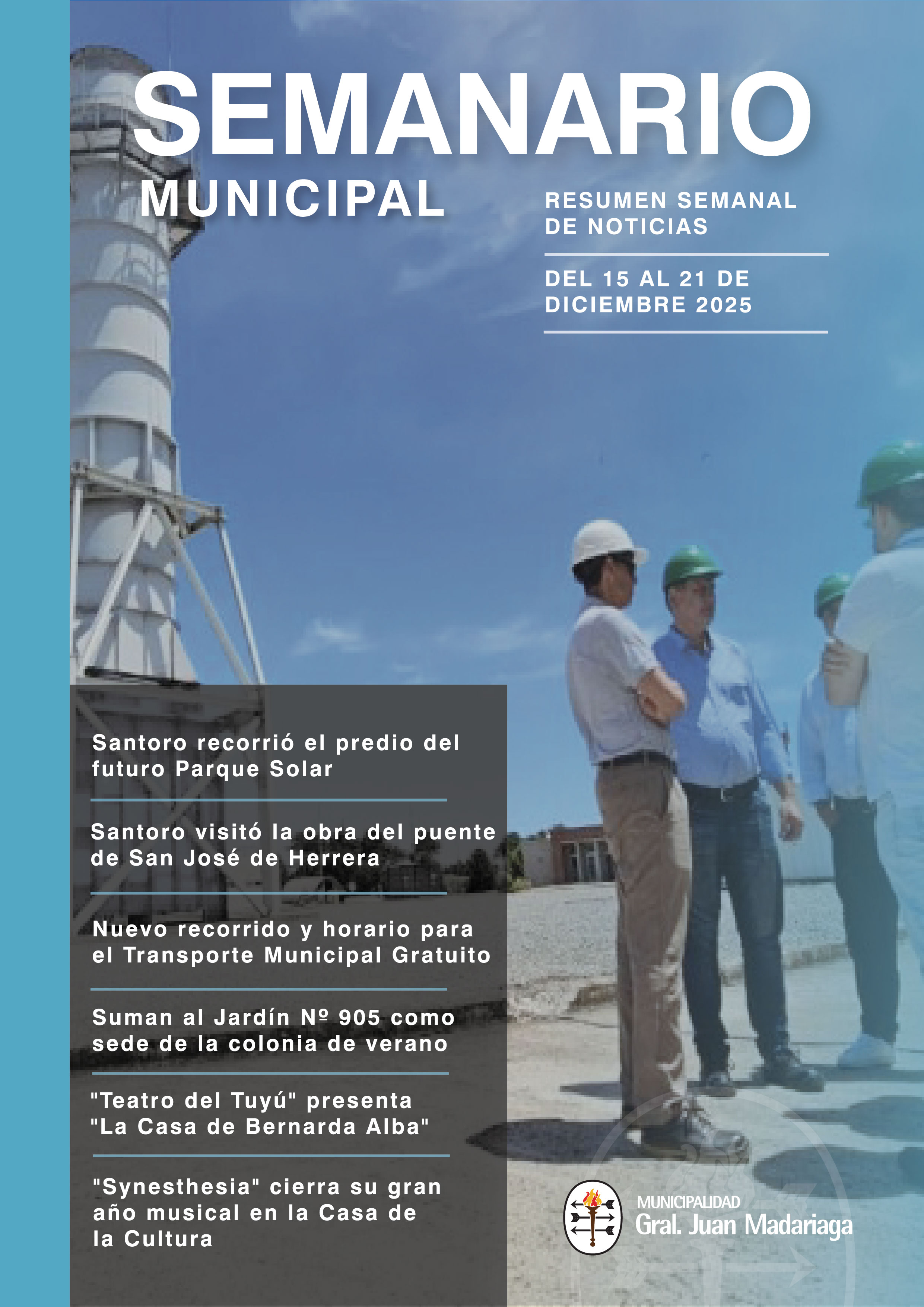 Semanario - 15 al 21 de Diciembre