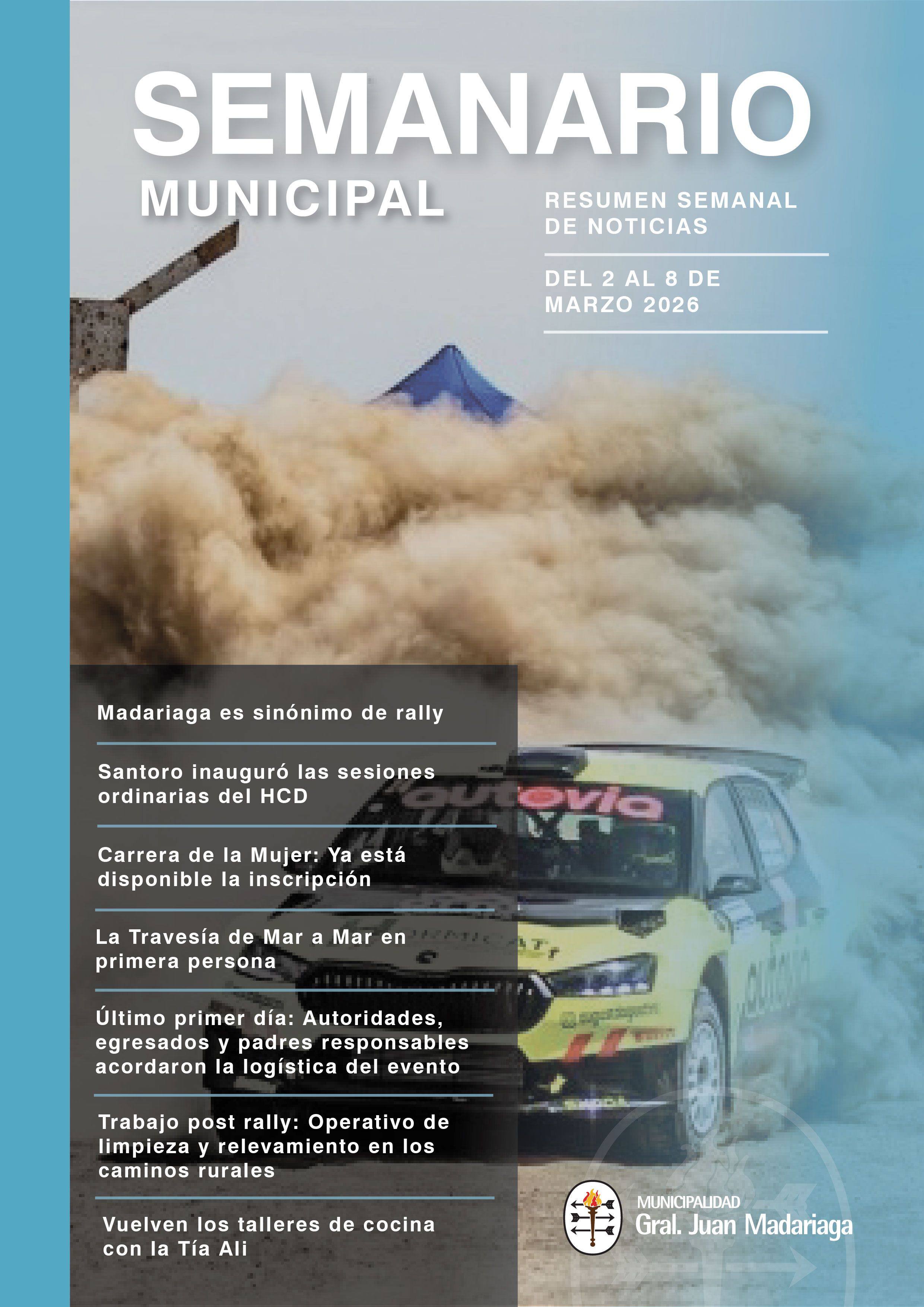 Semanario - 2 al 8 de Marzo