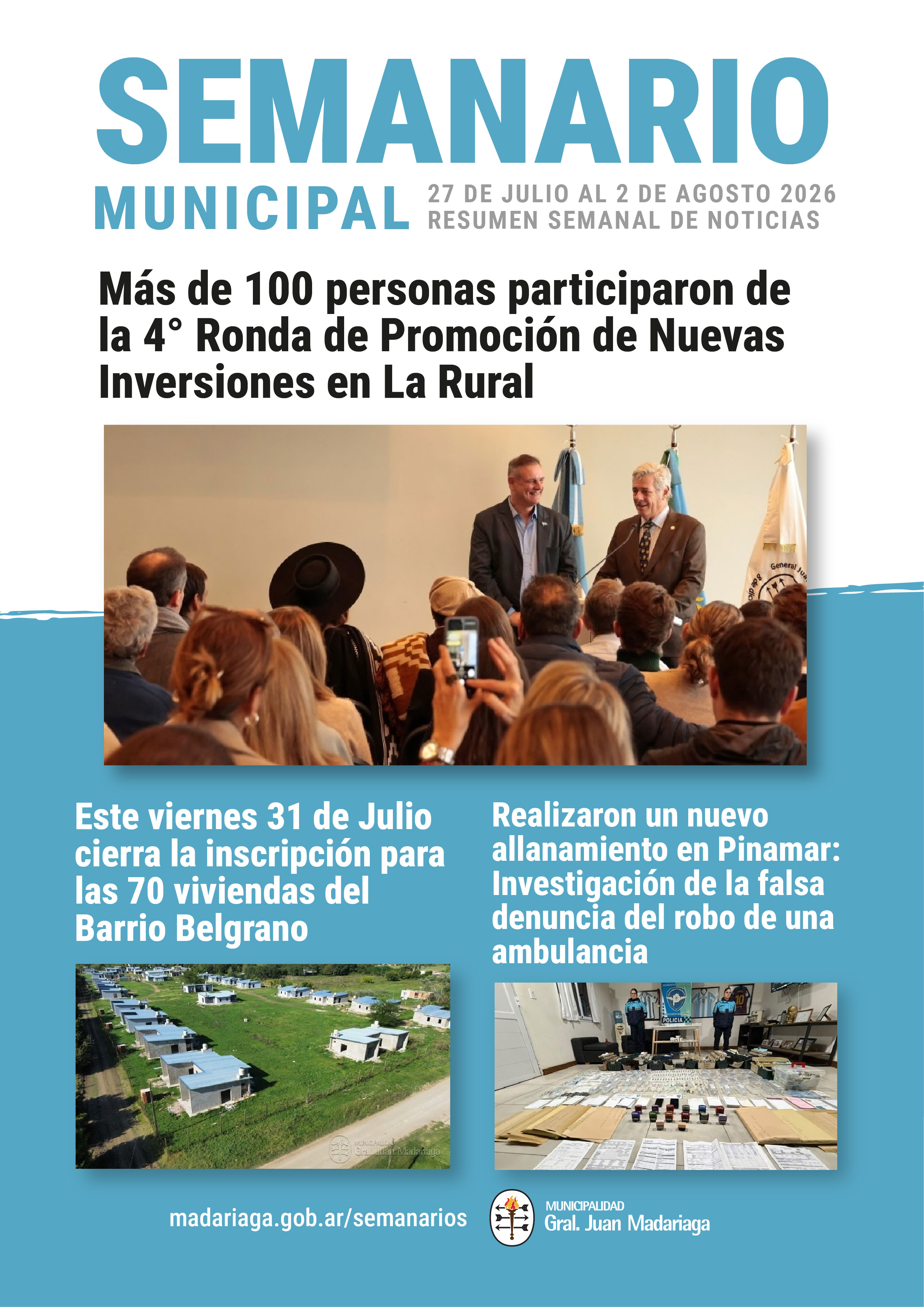 Semanario - 27 de Julio al 2 de Agosto
